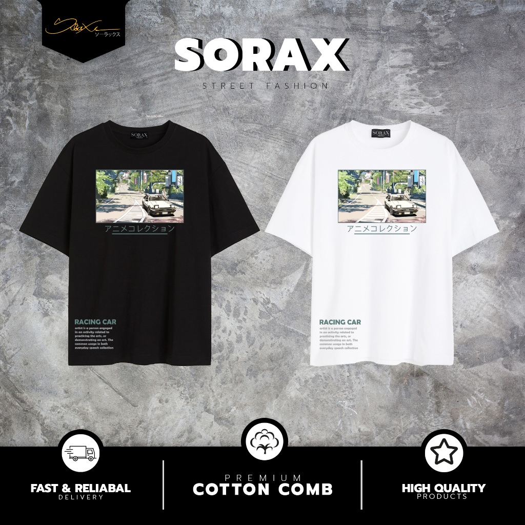 (พร้อมส่ง) เสื้อยืด Drift King ผ้า Cotton Premium Cotton Comb เกรดส่งออก S111