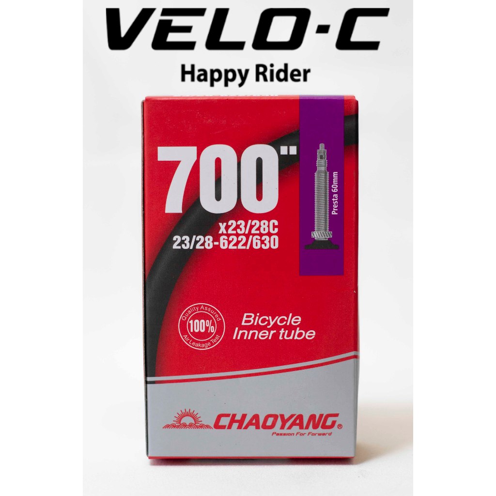 ยางในจักรยาน Chaoyang 700x23/28ccจุ๊บเล็กFV60