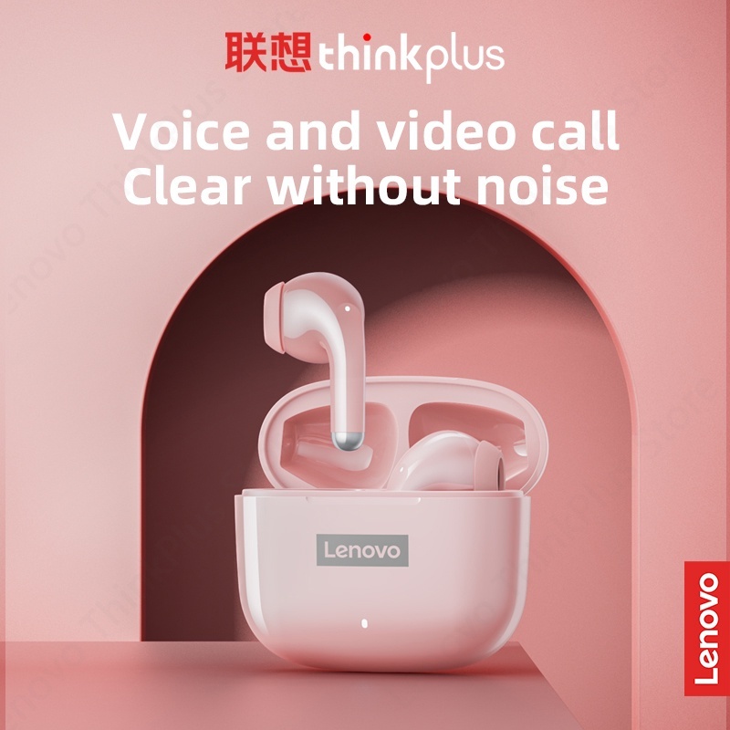 Lenovo LP40 Plus หูฟังบลูทูธไร้สาย กันน้ำ มีไมโครโฟน ลดเสียงรบกวน HD Bluetooth 5.3 สินค้าพร้อมส่ง