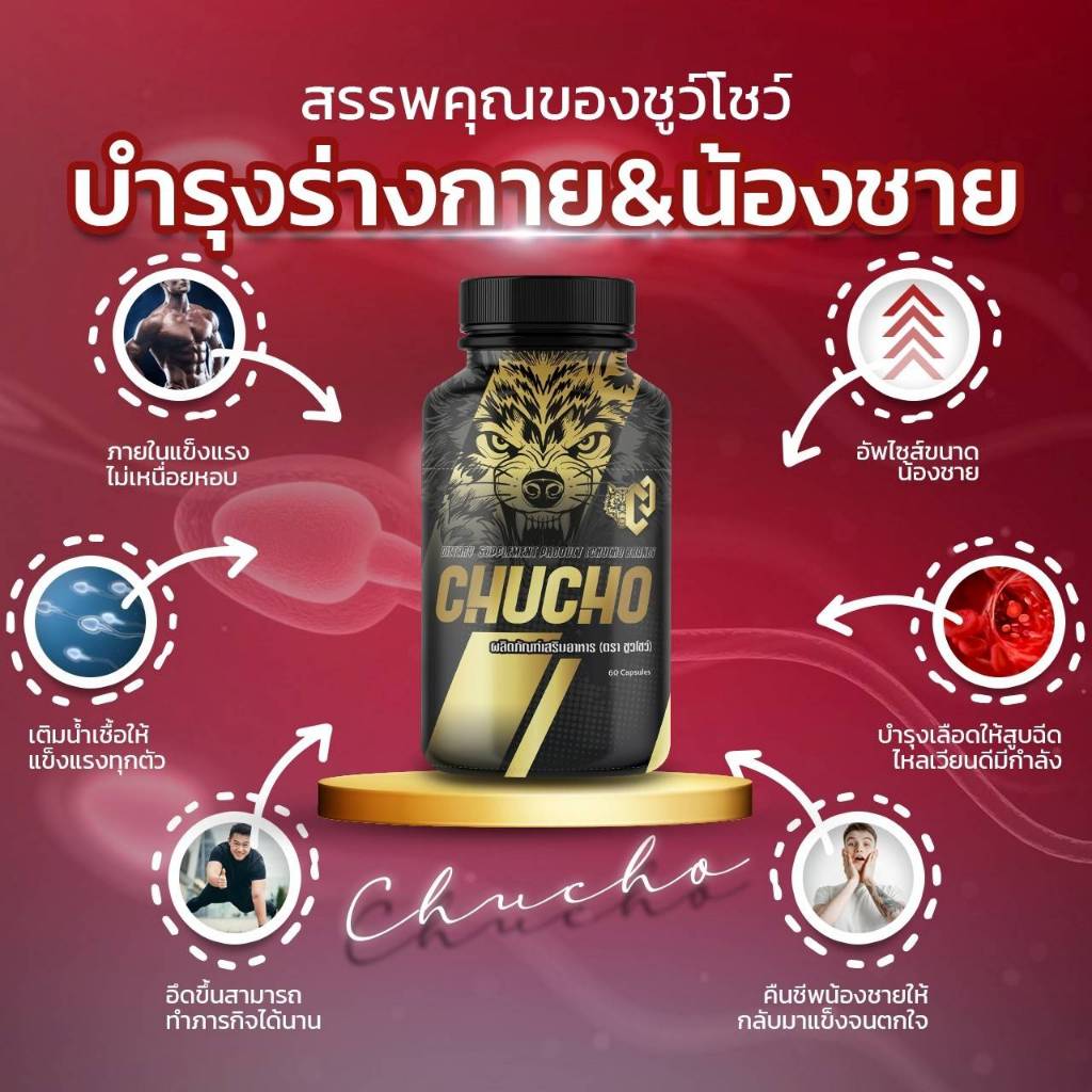 ชูวโชว์ CHUCHO บายว่านแก้วใสสำหรับคุณผู้ชายแบบกระปุก (1 กระปุก) คุ้มสุดสุด