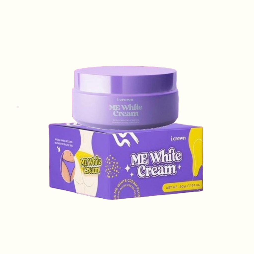 (กระปุกใหญ่)I Crown Me White Cream Plus ครีมทาง่ามขาแอนนา ขนาด 40 กรัม