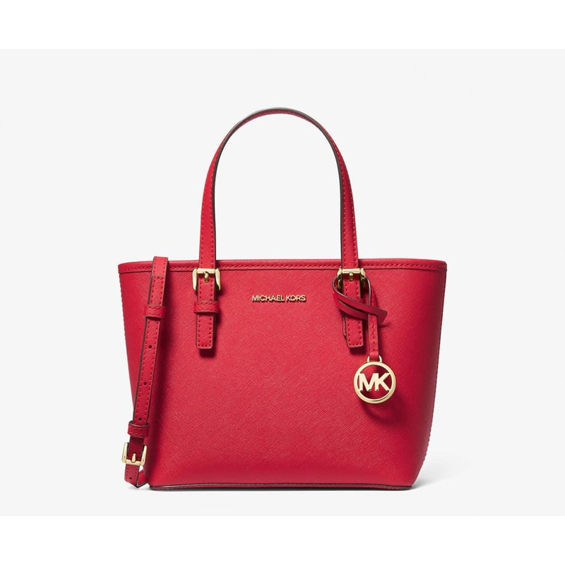 กระเป๋าชอปปิ้ง mk mini tote สีน้ำตาล 35T9GTVT0L Michael Kors Tote mini MK Casual Style