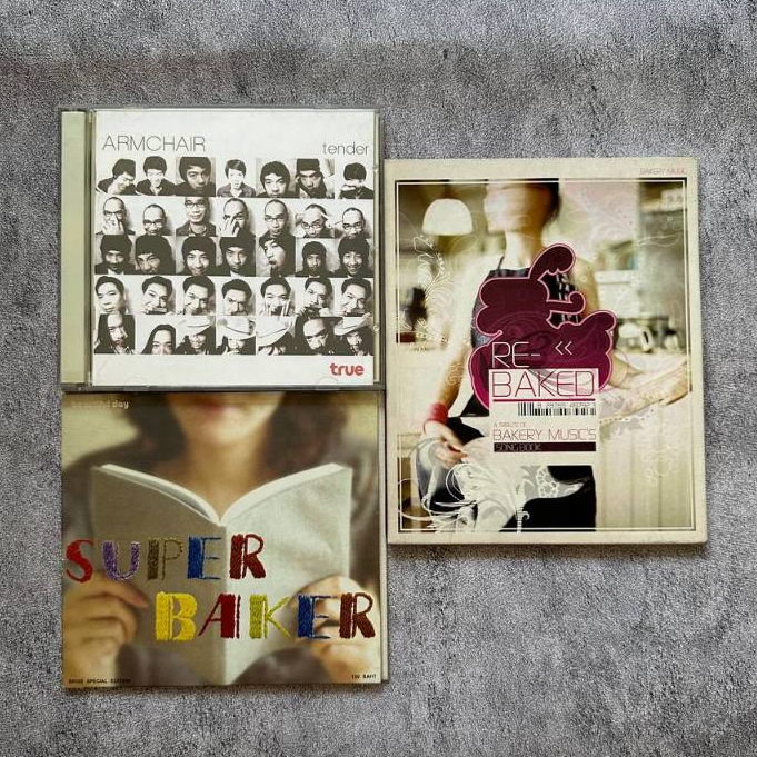 CD + VCD : TENDER - ARMCHAIR, CD เพลง Re-Baked เบเกอรี่, CD SUPERBAKER กอด special edition