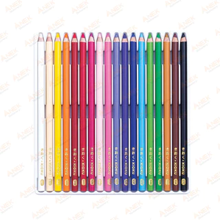 Kioku สีไม้ คิโอคุ ดินสอสีไม้ 12,24,36,50 สี แท่งกลม สไตล์ญี่ปุ่น (จำนวน 1 กล่อง)
