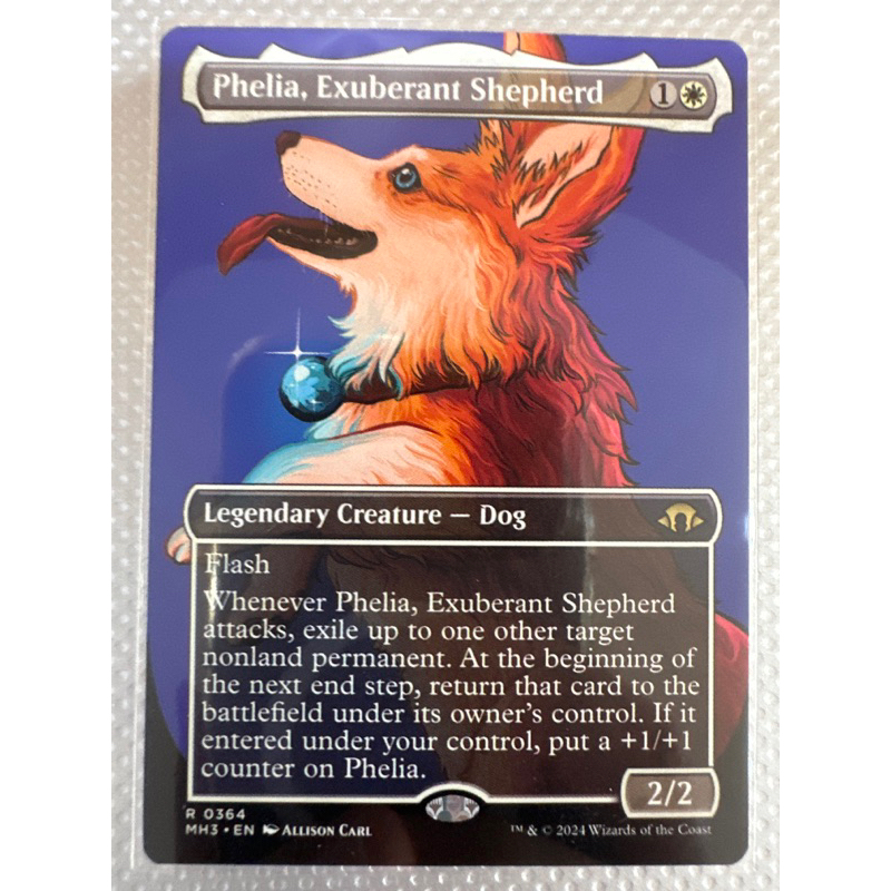 Modern Horizons 3 Variants: Phelia, Exuberant Shepherd (0364 - Borderless) magic the gathering