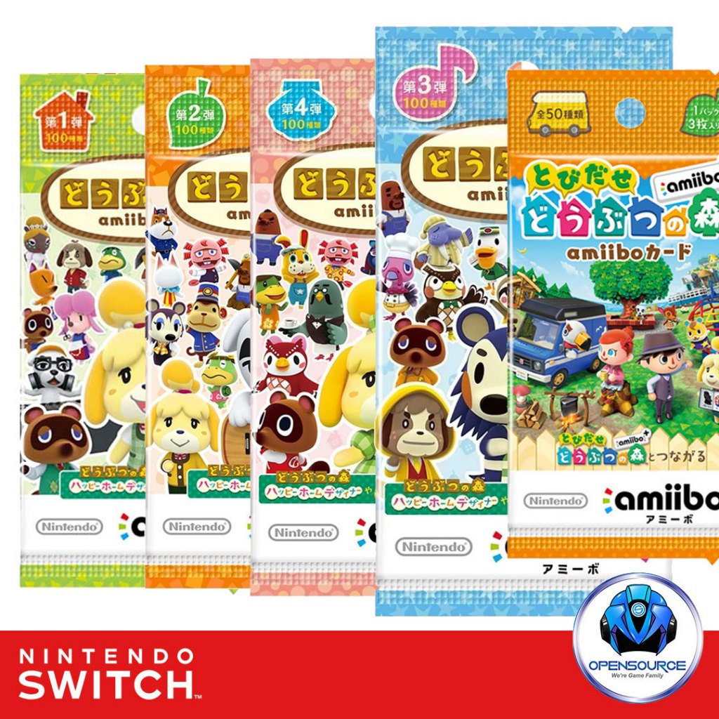 [พร้อมส่ง]Amiibo: Animal Crossing Series 5 (Original JAPAN) การ์ด Amiibo ของแท้จากญี่ปุ่น