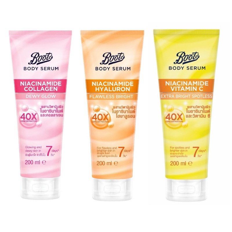 Boots บู๊ทส์ บอดี้ ซีรั่ม ไนอาซินาไมด์ ครีมบำรุงผิว
