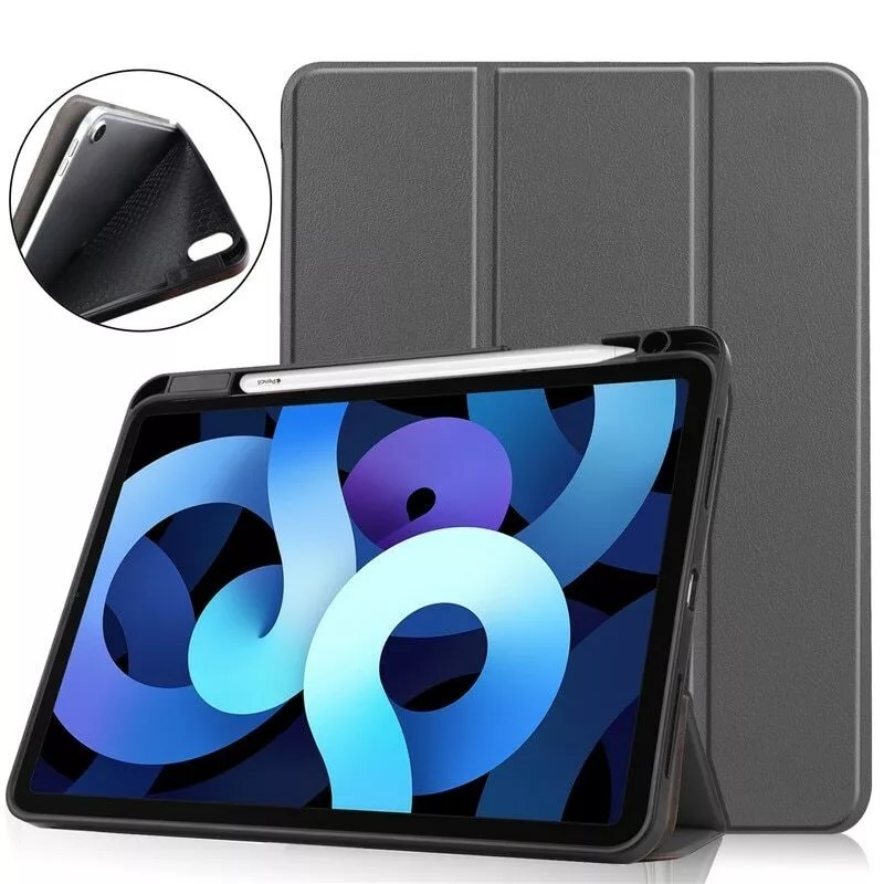 เคสฝาพับ หลังทึบ เก็บปากกา สำหรับ ไอแพด แอร์ 4 / ไอแพด แอร์ 5 Smart Slim Stand Case For iPad Air 4 / iPad Air 5 (11.0)