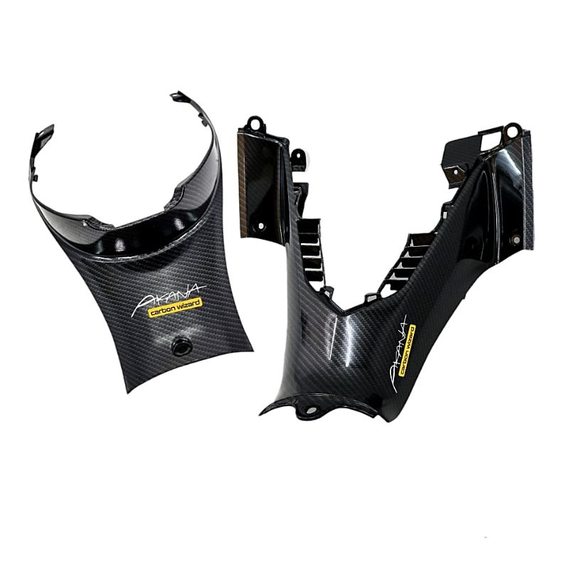 ชุดจับคู่ คอนโซล กลางล่าง + คอนโซล ใต้เบาะ Wave110i ปี 2011 - 2018 คาร์บอน 5D จัดส่งวันต่อวัน