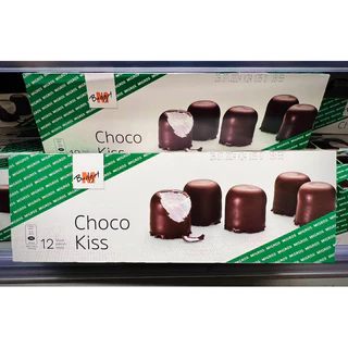 มาชเมลโล่เคลือบช็อกโกแลต Choco Kiss M Budget 12 ชิ้น ของแท้ 100% จากสวิส