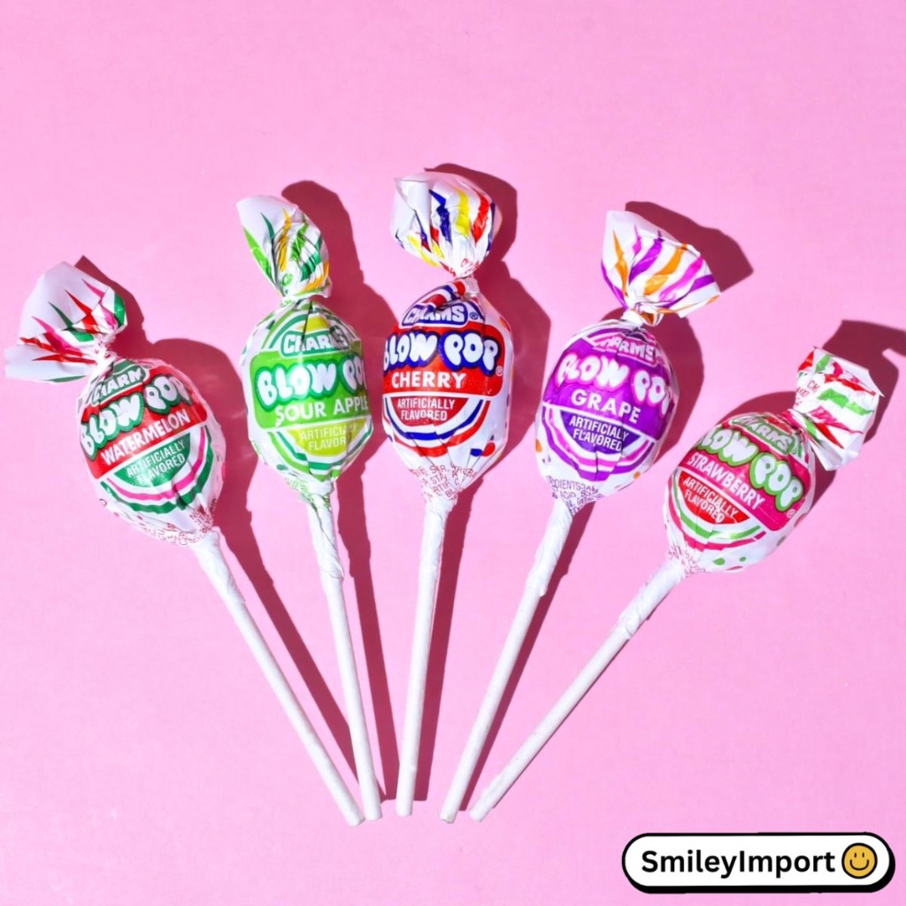 [ถูกที่สุด!!!] Charms Blow Pops ลูกอมสอดไส้หมากฝรั่ง นําเข้าจากอเมริกา