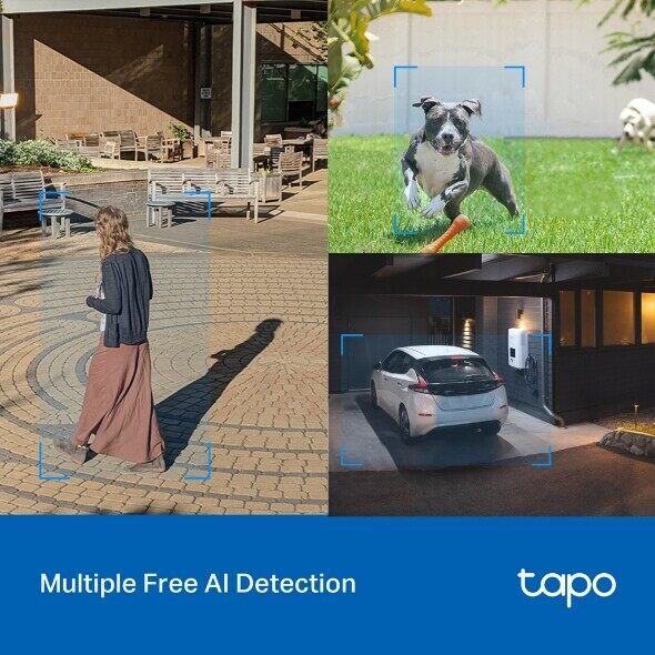 TP-Link กล้องวงจรปิด 4MP พูดคุยโต้ตอบได้ รุ่น Tapo C520WS