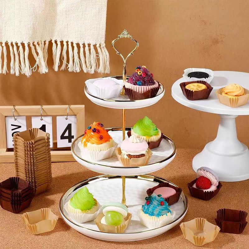 ถ้วยบราวน์นี่ ถ้วยคัพเค้ก 4.5*4.5cm กระทงบราวนี่สี่เหลี่ยม ถ้วยขนมเปี๊ยะลาวา บราวนี่ ถ้วยกระดาษอบขนม 200ใบ FD Package - รูปที่ 7