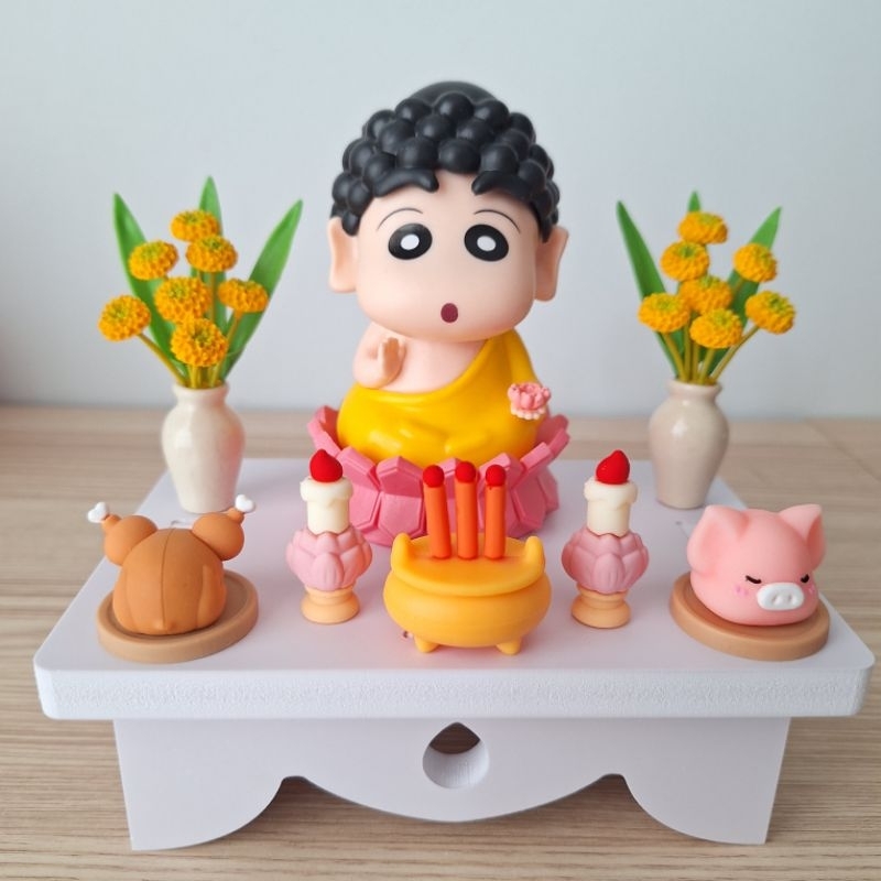 โมเดลตั้งโชว์ ของขวัญ ของสะสมชินจัง น่ารักตรงปก บูชาแล้วมีแต่รอยยิ้ม ครบชุดตามรูป