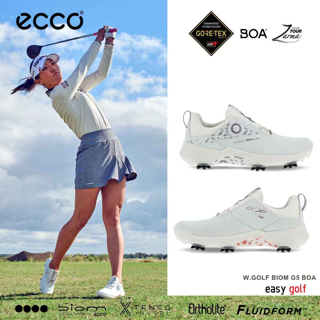 ECCO BIOM G5 BOA (LYDIA KO EDITION) WOMEN  ECCO GOLF SHOES รองเท้ากอล์ฟผู้หญิง รองเท้ากีฬาหญิง SS23