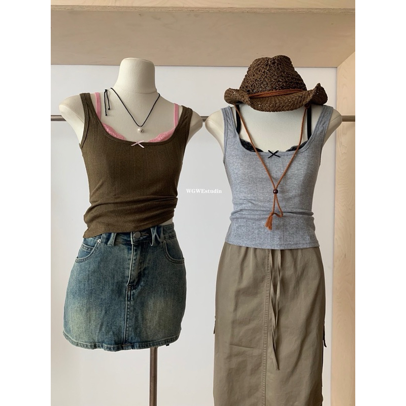 NEW IN | เสื้อกล้าม 2 เลเยอร์ TAG:WG.WE