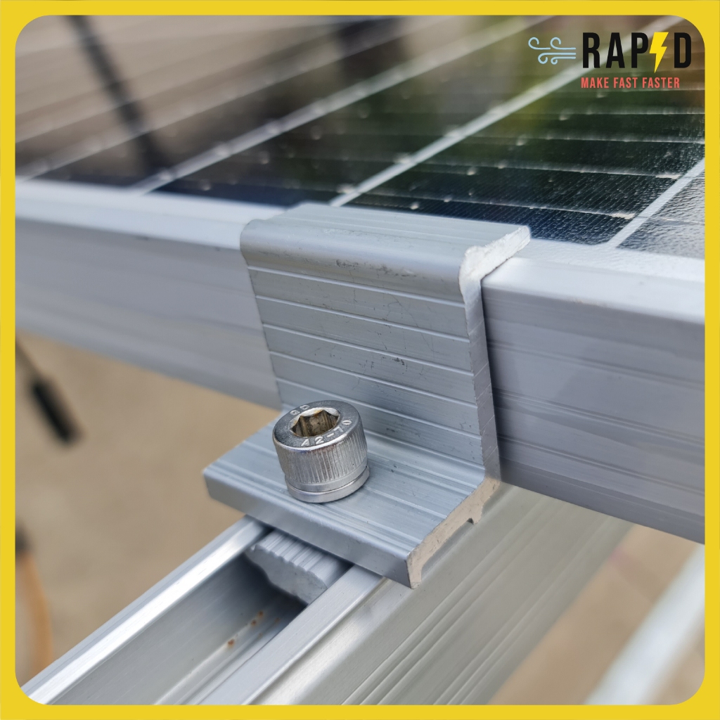 RAPDยึดปลายแผงโซล่าเซลล์(รหัส52212)Solar Mounting-EndClamp 30/35 mm(ราคาต่อชิ้น)สินค้าคุณภาพ