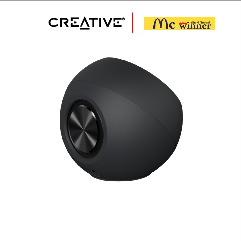 CREATIVE Pebble V3 (Bluetooth 5.0) ลำโพงสไตล์มินิมอล รองรับ USB-C / บูลทูธ -ของแท้รับประกัน 1 ปี