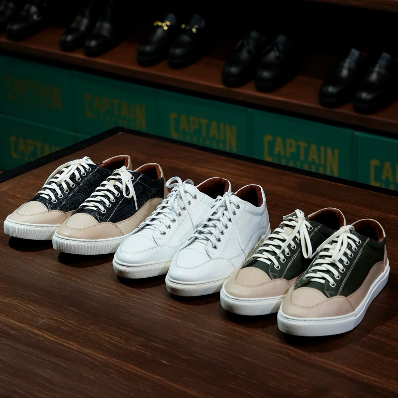 CAPTAIN LEATHER รองเท้าหนังแท้ รุ่น Foresto - Selvedge & Leather