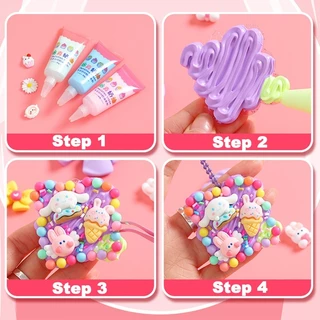 ร้านคนไทย พร้อมส่ง!! ชุดเรซิ่น DIY กาววิปครีม วิปครีมปลอม เรซิ่น เซ็ต กาวครีม