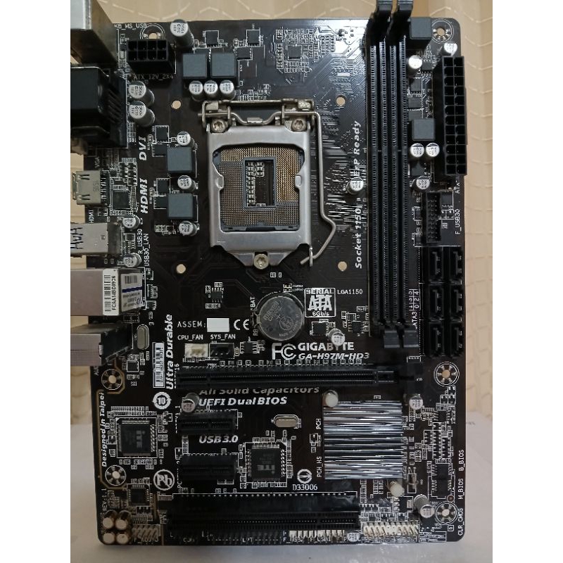 Mainboard 1150 GIGABYTE H97M-HD3 รองรับ Intel Gen4