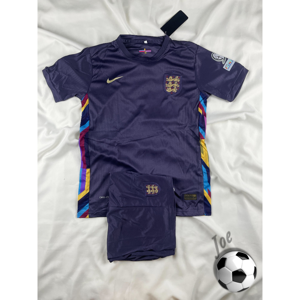 ชุดบอลทีมชาติ England (Blue) เสื้อบอลและกางเกงบอลผู้ชาย ปี 2023-2024 ใหม่ล่าสุด