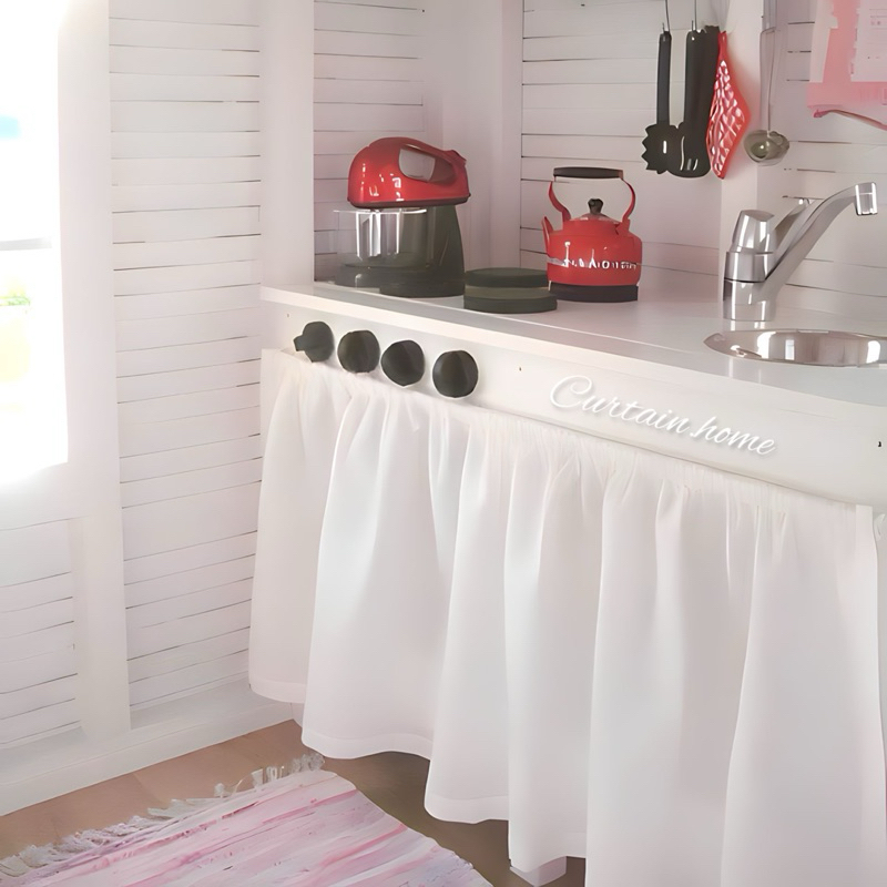 แนะนำ ผ้าม่าน ผ้าม่านเคาท์เตอร์ครัว ผ้าม่านสีพาสเทลแบบสั้น🍭 น่ารักๆแบบญี่ปุ่น🇯🇵 ผ้าม่านสั้นในครัว ผ้าม่านปิดซิงค์ ผ้าม่านครึ่งหน้าต่าง ราคาพิเศษ มีเก็บเงินปลายทาง