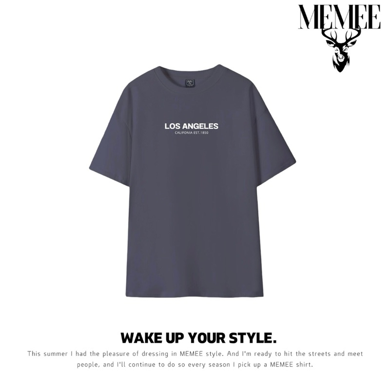 สินค้าขายดี MEMEE ~ COTTON USAแท้ S-3XL ทรงสวย ผ้านุ่ม ใส่สบาย (LOS ANGELES)