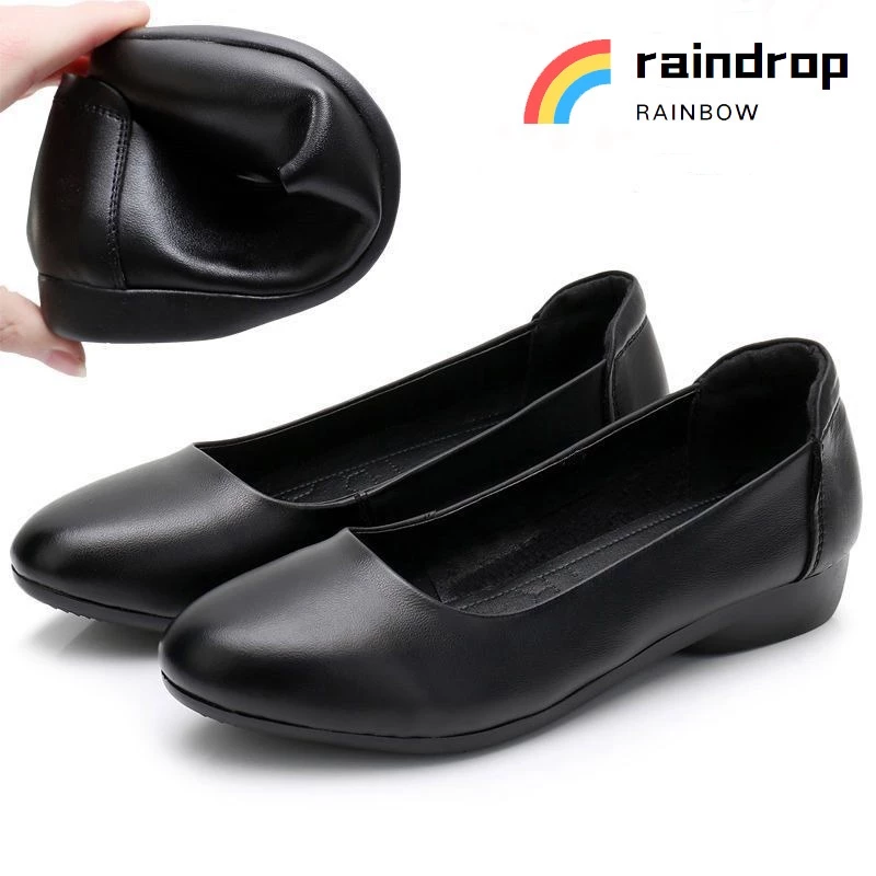 [ส่งเร็วพิเศษ!] รองเท้าคัชชู ส้นเตารีด สีพื้น หนังนิ่ม สวมใส่สบาย รองเท้าหนังนิ่ม รองเท้ามืออาชีพ👍