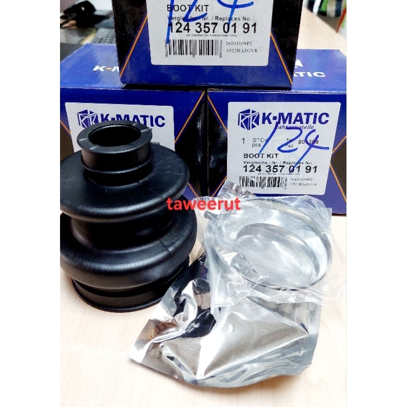 Benz ชุดซ่อมเพลาข้าง E220 300E E280 W124 ยี่ห้อ K-matic *ราคาต่อข้าง* 1คันรถ ควรเปลี่ยน 4ชุด (de)