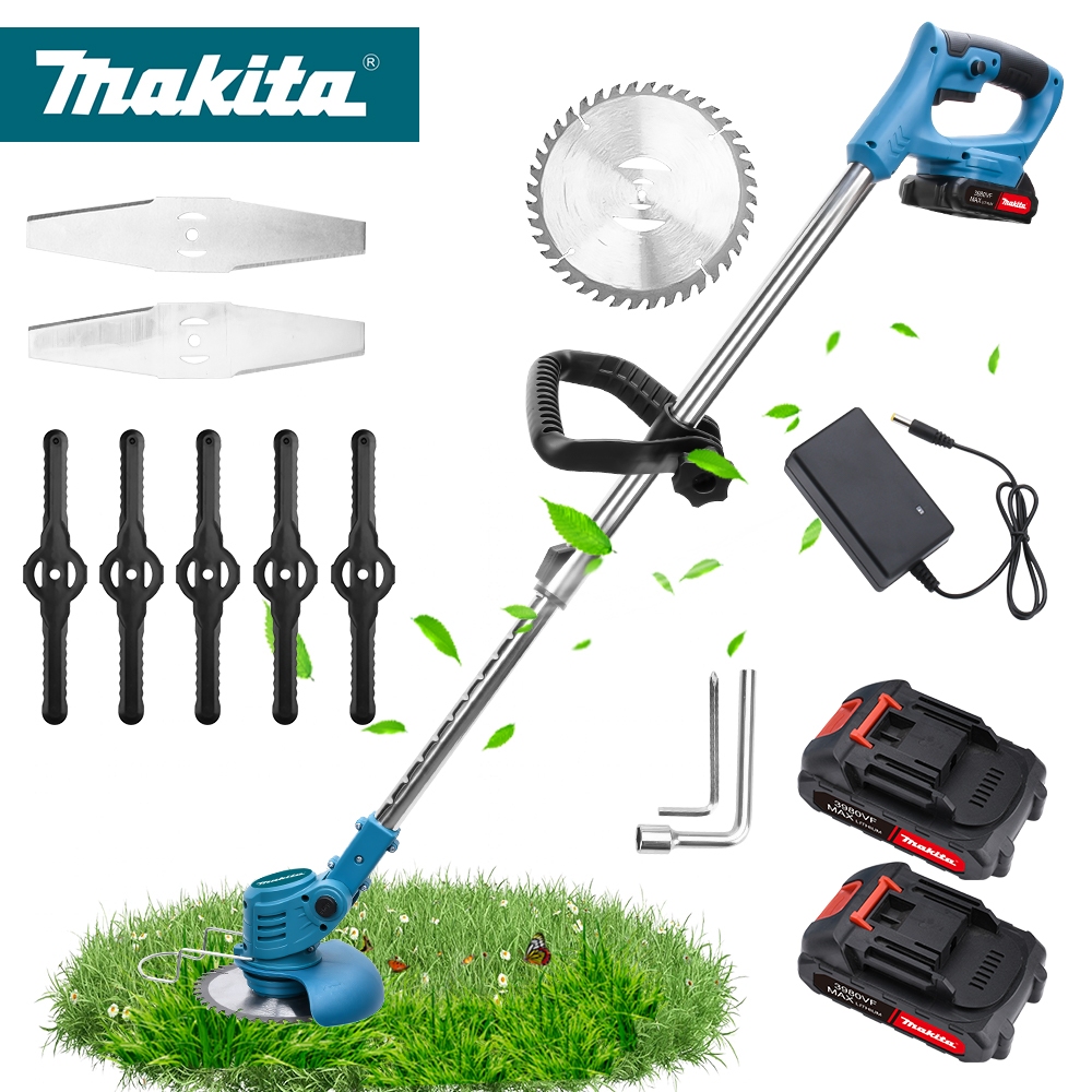 Makita เครื่องตัดหญ้าไร้สายขนาด 3980V แถมแบต Li-Ion 2 ก้อน น้ำหนักเบา แรงดี Lawn Mower