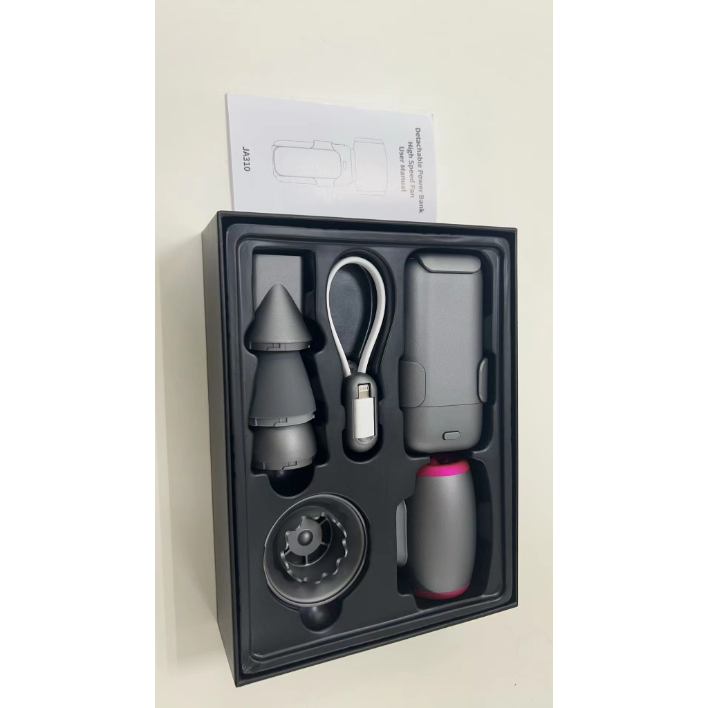 Jet fan 6 n1 New 2024 พัดลมพกพา พัดลมมือถือ mini Fan พัดลมเทอร์โบ พัดลมตั้งโต๊ะ พัดลมงานคอน พัดลมมิน