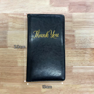 Thank you สมุดเดินบิล แฟ้มทอนเงิน สมุดทอนเงิน กันน้ำ ทนทาน
