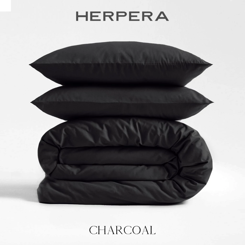 HERPERA ชุดเครื่องนอนพร้อมผ้านวม 3.5 5 6 ฟุต สีดำ thumbnail 7