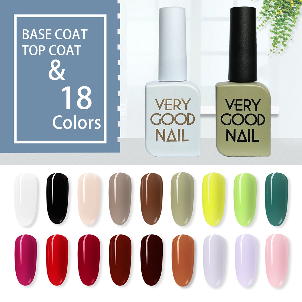 เจลขัดเงา vyg pg สีเจล มีหลายสี ทันสมัย ​​อ่อนเยาว์ ใช้เครื่องอบผ้า UV-Led base coat top coat