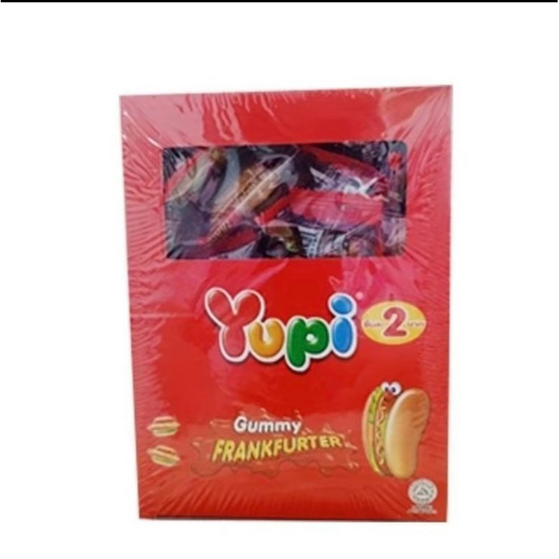 Yupi เยลลี่ยูปี้ กัมมี่ เยลลี่วุ้นเคราติน สำเร็จรูปกลิ่นผลไม้ ขนมเคี้ยวหนึบ Gummy Burger Pizza Cola Stawberry Burger Bea ราคา ถูกที่สุด ดีลบีเคเค แกลเลอรีภาพที่ 8