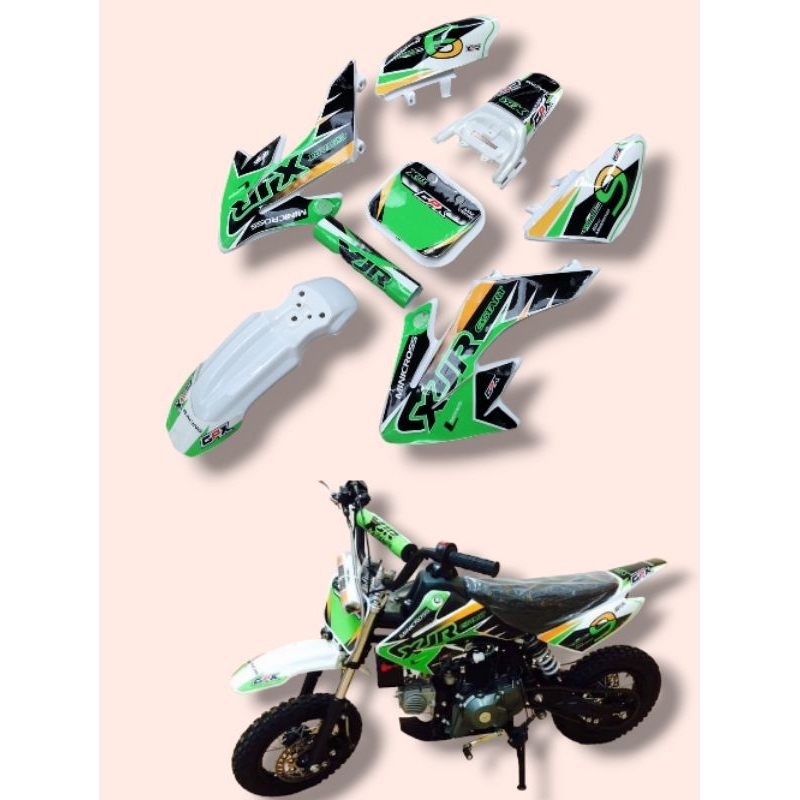 ชุดสีพร้อมสติ๊กเกอร์ สำหรับใส่ GPX XJR-L50cc งานใหม่ เก่าเก็บสภาพดี
