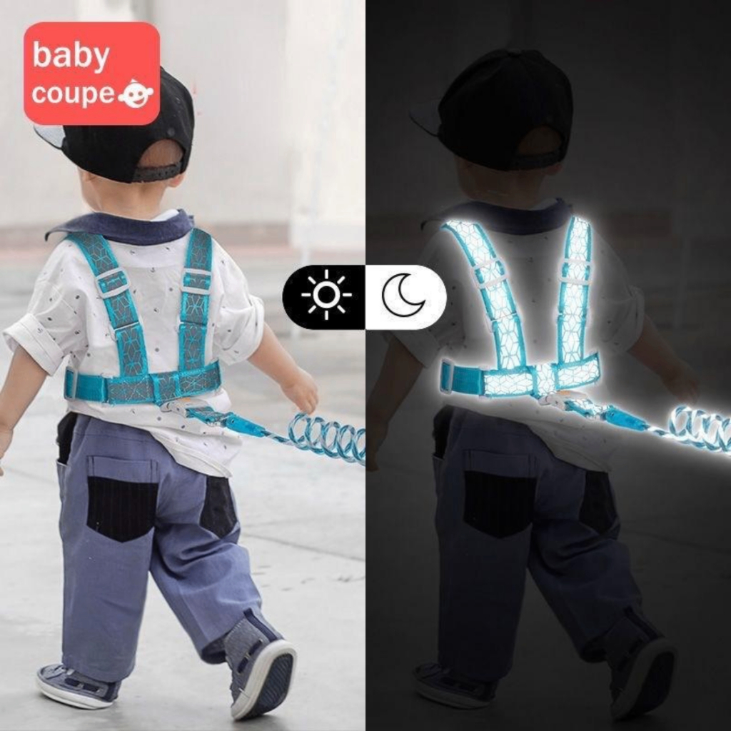 สายจูงเด็ก สายจูงข้อมือเด็ก ป้องกันพลัดหลง แบบสปริง ความปลอดภัยสูง Child leash baby leash