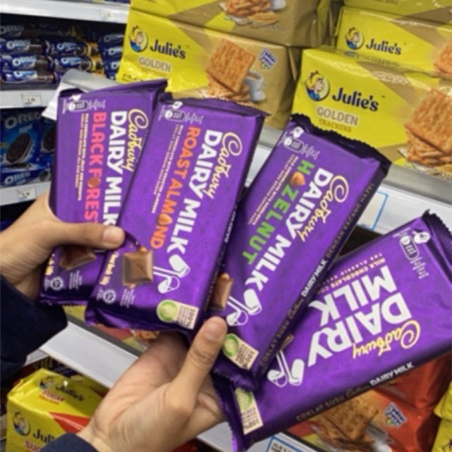 codbury dairy milk รวมซอตโกเล็ตนม เเดรีมีลค์ ทุกรสชาติ ขนาด 130g