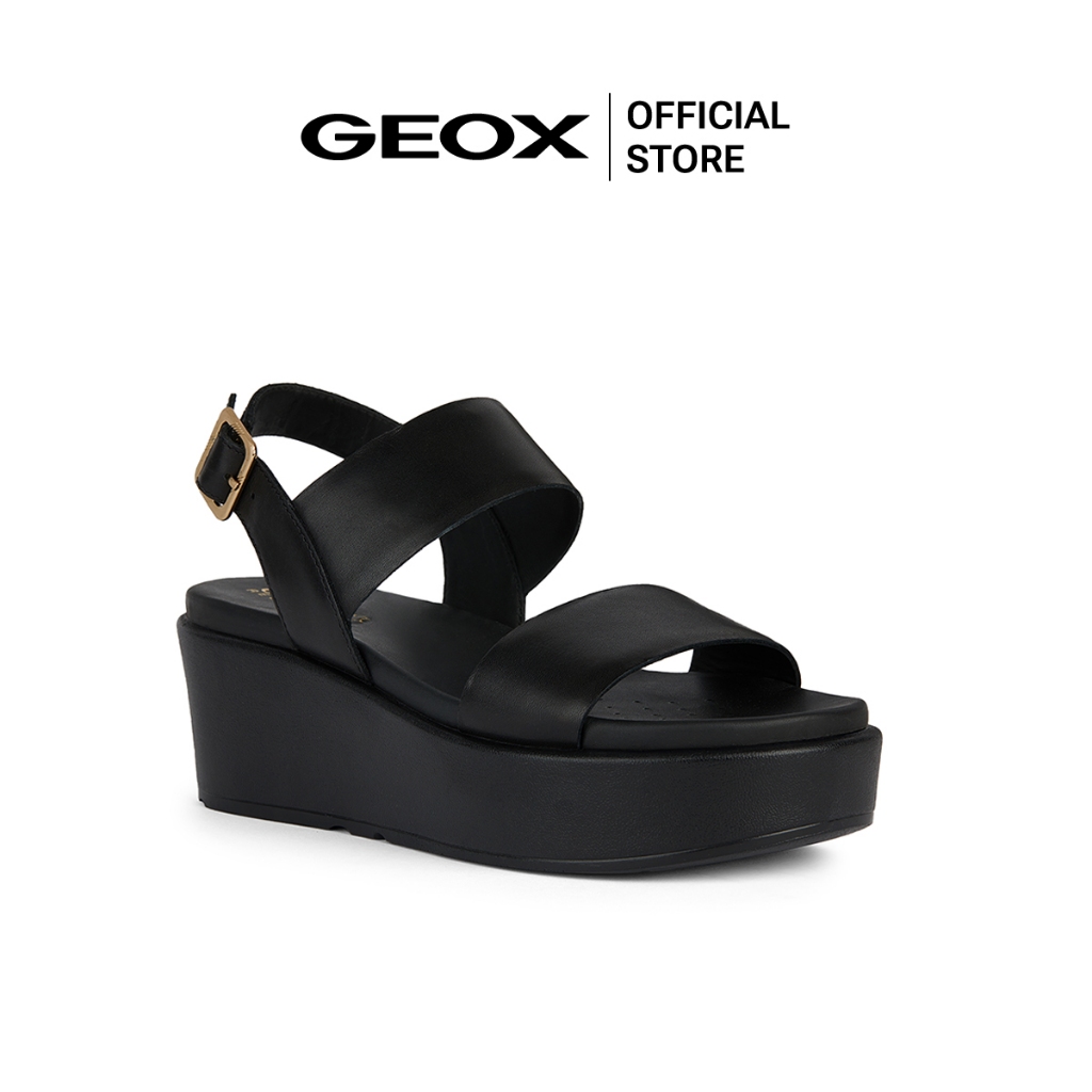 GEOX รองเท้าหนังส้นสูงผู้หญิง รุ่น D XAND 2.2S - BLACK (D45M1AC9999F_U4BKXX)