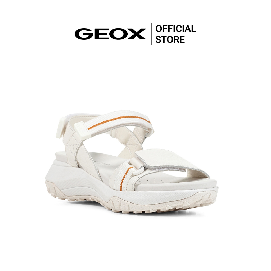 GEOX รองเท้าแตะผู้หญิง รุ่น D SORAPIS + GRIP - WHITE SS24 (D35TBBC1000F_U4WTXX)