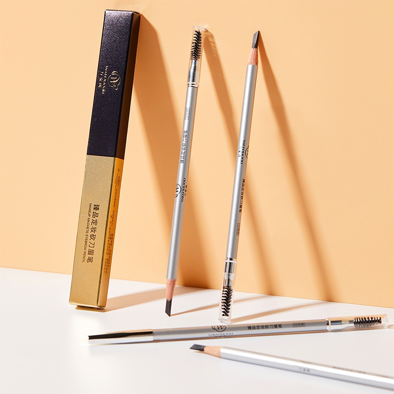 ที่เขียนคิ้ว เเปรงนุ่ม กันน้ำ สีเข้มติดทนนาน ดินสอเขียนคิ้ว เขียนคิ้ว eyebrow pencil