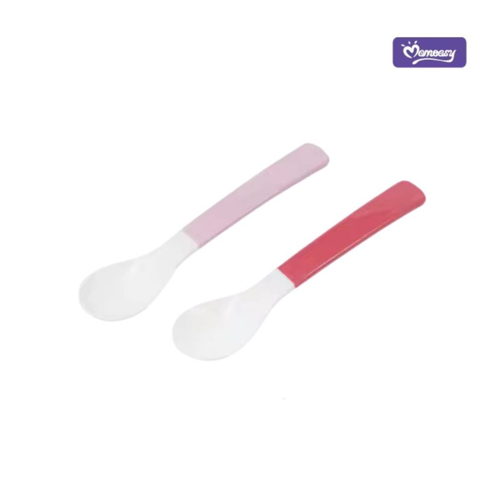 Momeasy ช้อนเด็ก เซ็ต 2 ชิ้น สำหรับเด็กฝึกทานอาหาร  BPA FREE รุ่น 45604 - รูปที่ 3