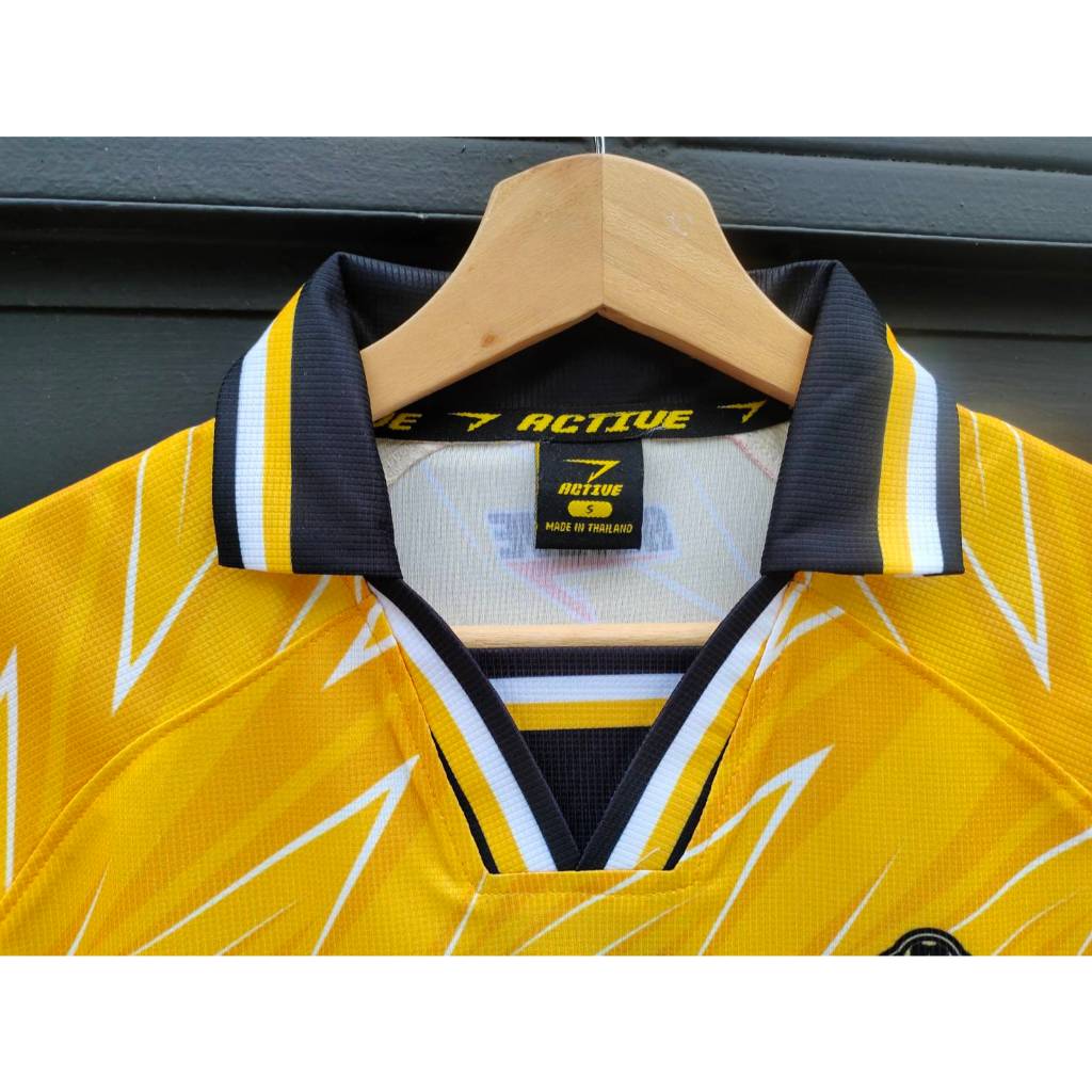 คอปกคางหมู วินเทจ สีเหลืองขอบดำ ATV-102