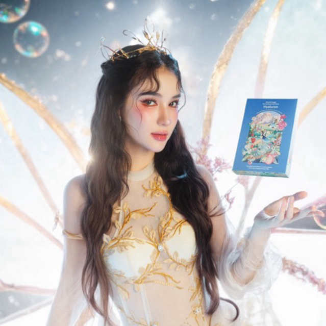 มาส์กหน้านางฟ้า Worshi Angel The Healing facial mask สูตร Hyaluron ฟื้นฟูผิวล้ำลึก เติมความสดใสให้ผิว - รูปที่ 2