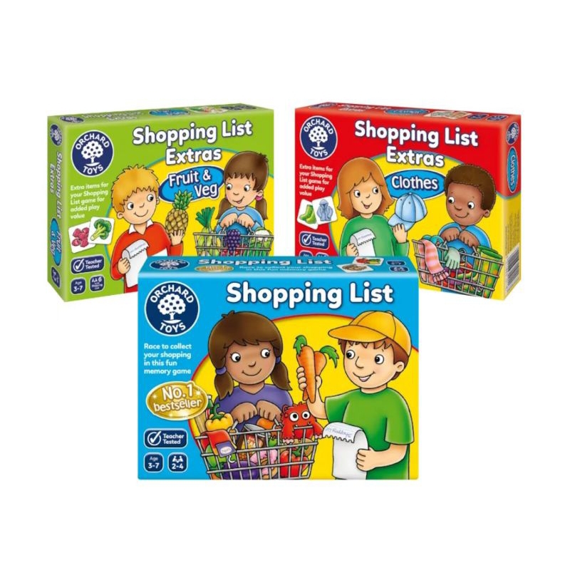 [พร้อมส่ง] Shopping List Game บอร์ดเกมเด็ก เกมกระดานเด็ก 3-7 ขวบ ฝึกความจำ (Orchard Toys)