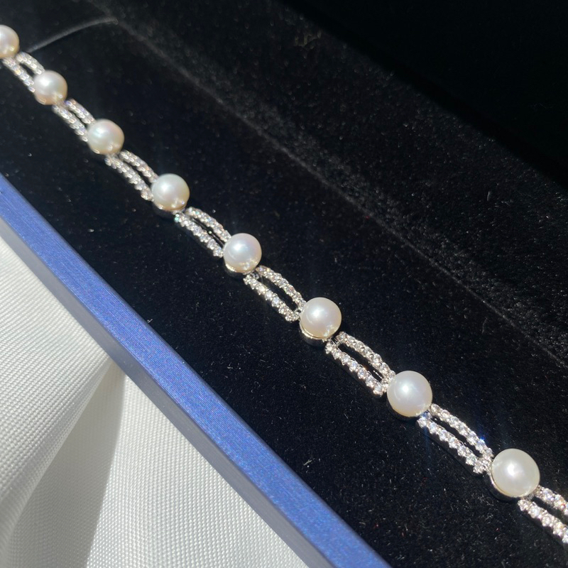 Krabi andaman pearl สร้อยข้อมือไข่มุกเอดิสัน