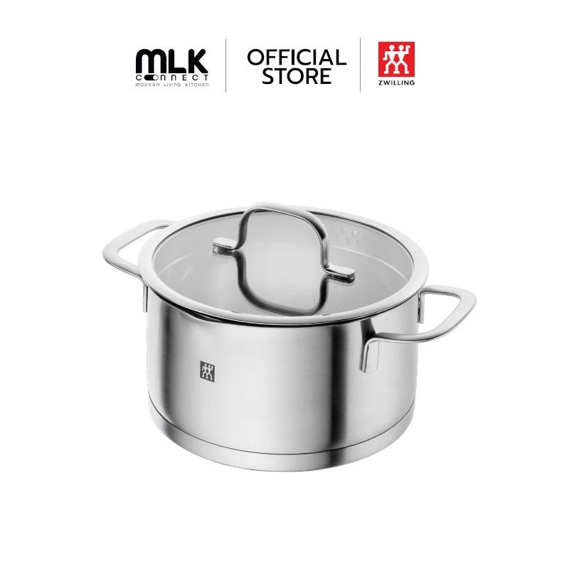 ZWILLING หม้อสตูว์ สเตนเลสสตีล 20 ซม. รุ่น TrueFlow N66922200