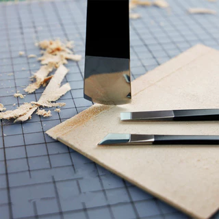 มีดตัดหนัง DIY ชุด3ชิ้น แฮนด์เมด เครื่องมือตัดหนังสําหรับทํางานหัตถกรรม