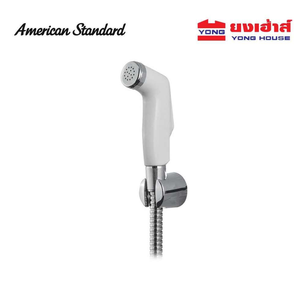 ลดพิเศษ!! American Standard สายฉีดชำระ รุ่น CURVE สีขาว A-5604-WT สายชำระ หัวฉีดชำระ ชุดสายฉีดชำระ
